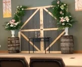 Rustic Barn Door Back Drop $200 Or B0