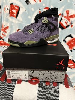 Jordan 4 Retro Canyon Purple Size 7.5 Women