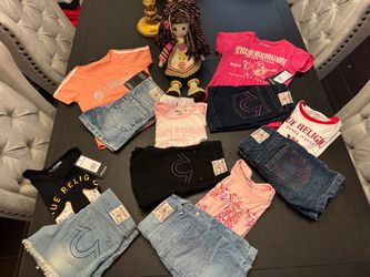 Kids girls 2,3,4,5,6,7,8,10,12  True Religion outfits