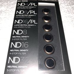 Brand New PolarPro Cinema Series Filter 6-Pack (For DJI Mavic Drone)