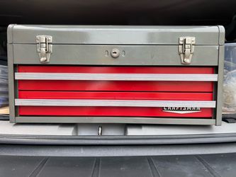Craftsman Vintage Metal Tool Box 65336
