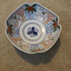 Hand Painted Japanese Dish