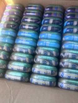 Pokemon case of sealed tins