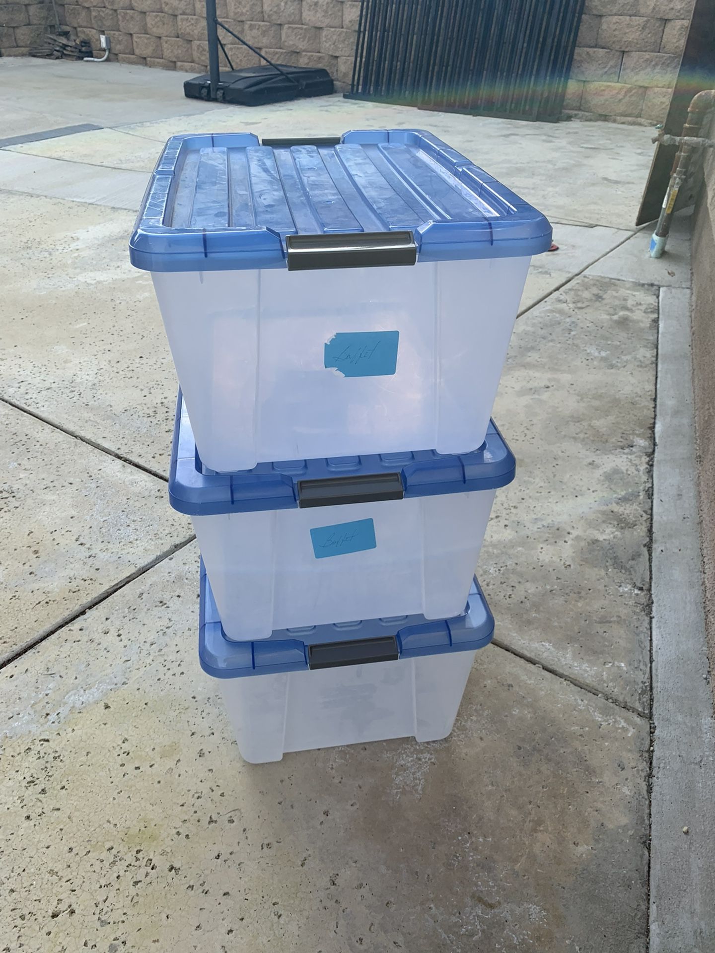 Plastic Storage Containers Take All 3 For $45 for Sale in Lawrenceville, GA  - OfferUp