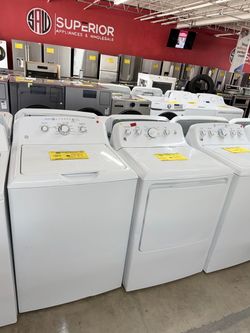 GE Top Load Washer and Dryer Set