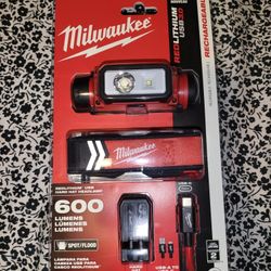 Milwaukee Rechargeable Hard Hat Headlamp 