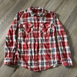 Eddie Bauer Women's Plaid Flannel Shirt Multicolor Size M   