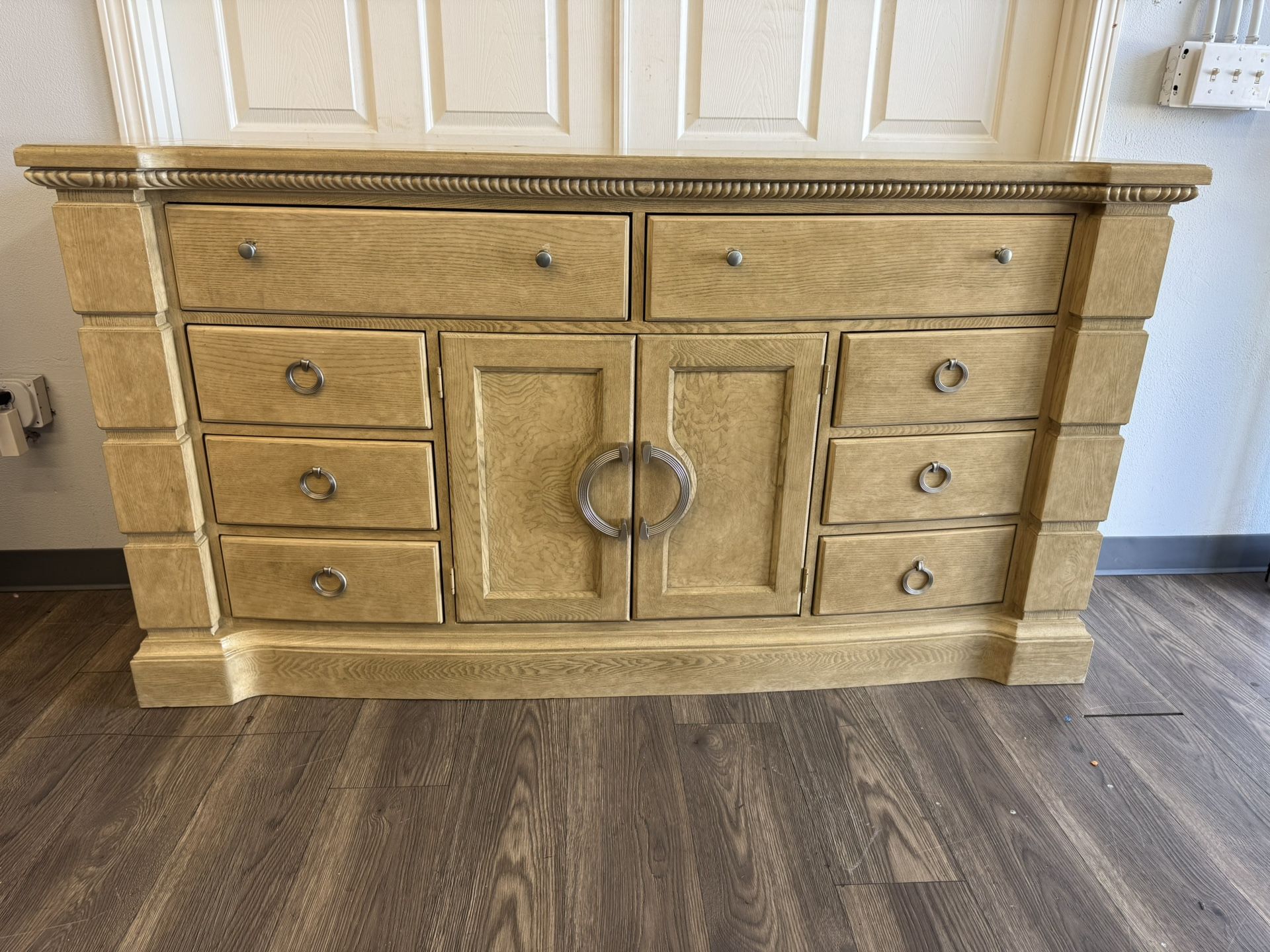 Oversized 10-Drawer Dresser – Mostly Solid Wood Storage