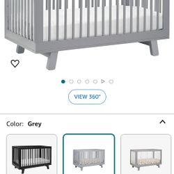 Babyletto Crib  4  in 1  With Toodler Rail Convert To Full Size Bed