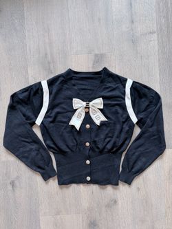 Super Chic Vietnamese Designer Statement Knit Cardigan