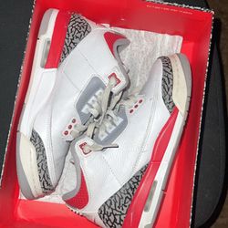 Jordan 3 Retro Fire Red Size 6