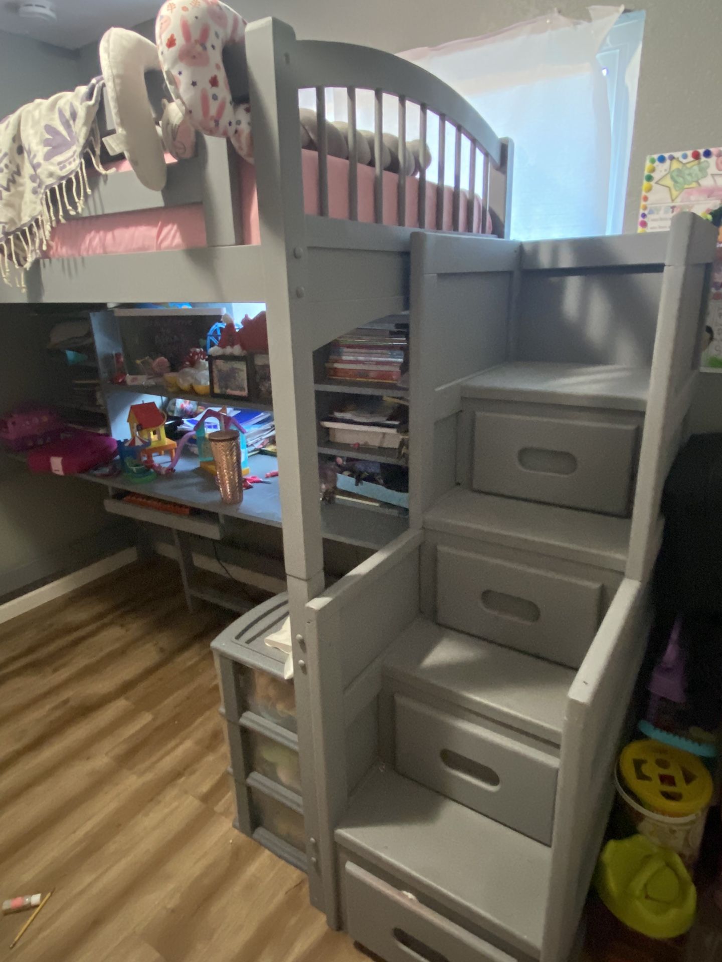 Twin Bunk Bed With Loft