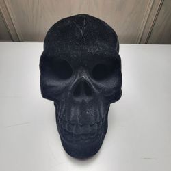 Ashland Skeleton Manor Halloween Tabletop Decor Black Velvet Figurine