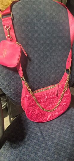 Juicy Couture Pink Quilted Crossbody Bag