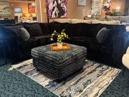 Black Fur Couches