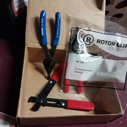 ROTOR CLIP RP-120, IMPERIAL IR 38, AND A PAIR OF WIRE CUTTERS/STRIPPERS