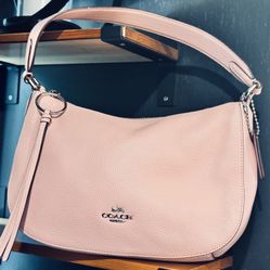 NEW PINK COACH LEATHER PURSE
