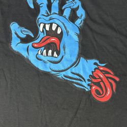 SANTA CRUZ Men's Phillips Screaming Hand - Black - SZ XL NWOT Rare Hard To Find