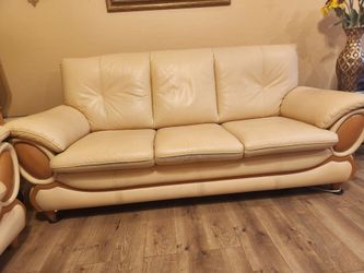 3 pieces- modern leather sofa set