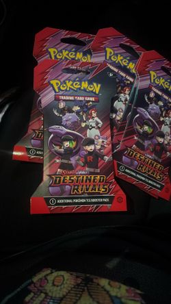 Pokemon cards destined Rivals sleeved