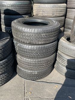 Set of four used tires kumho LT245/75R16 $400
