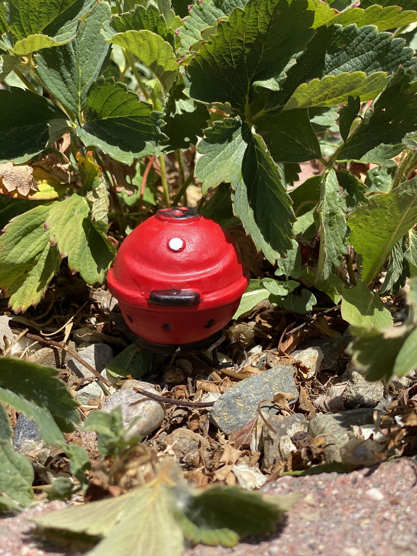 Miniature Red BBQ Grill for Gnome or Fairy Garden