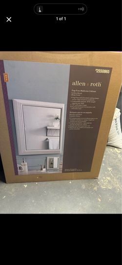 Allen and Roth Bathroom Medicine Cabinet