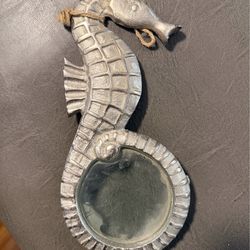 Vintage seahorse magnifying glass