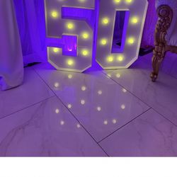 50 Light Up Numbers 