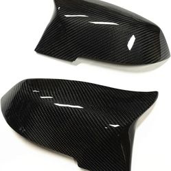 Mirror Cover Compatible With BMW X1 E84 F20 F22 F87 M2 F23 F30 F31 F32 F33 F36 2012-2017 Car Rear View Rearview Cap Replacement