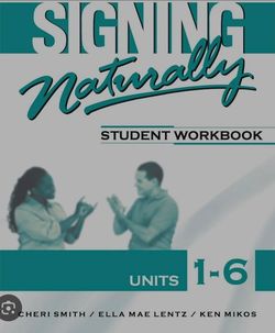 Signing Naturally Student Workbook Unit 1-6 PDF Version