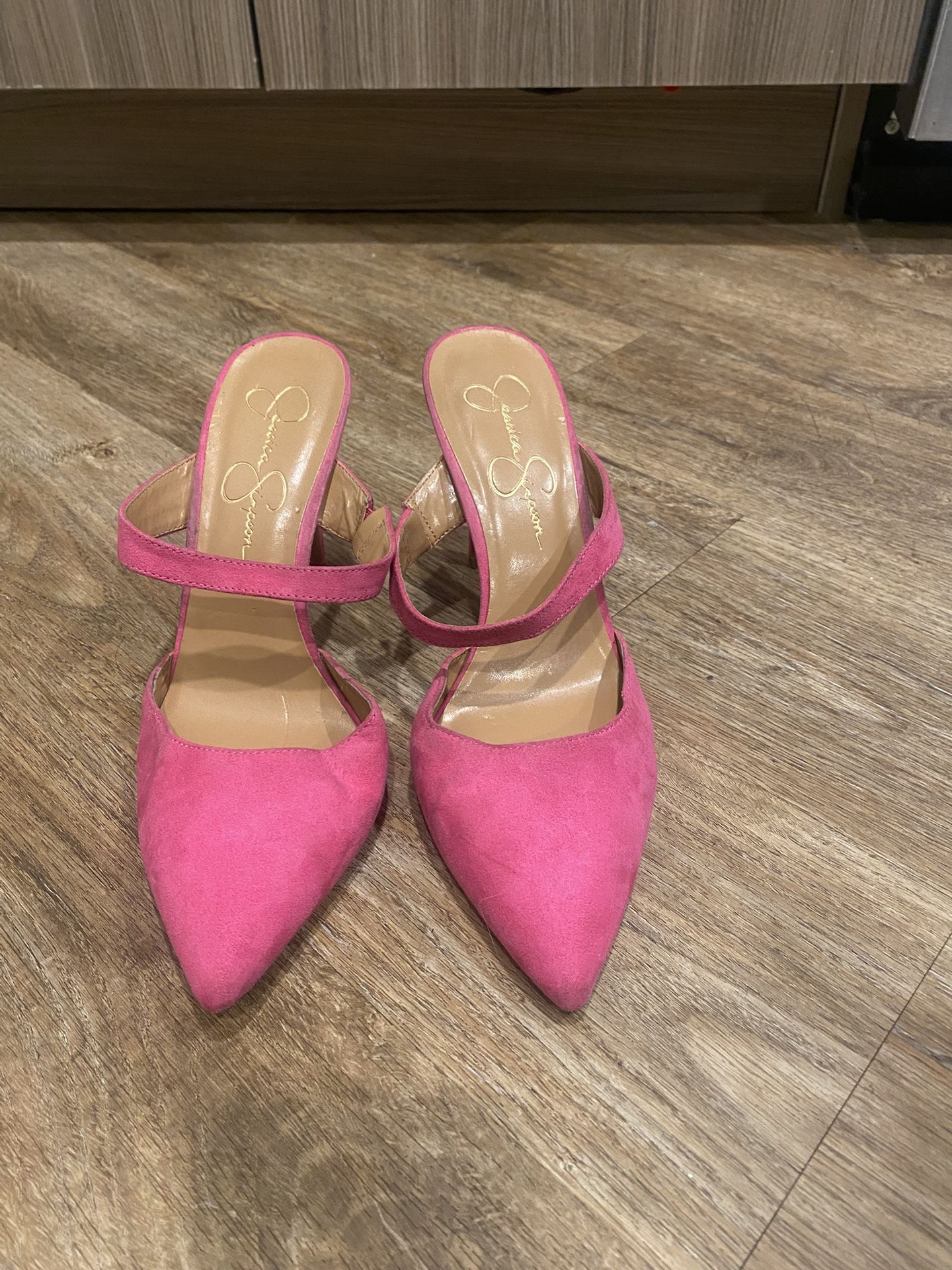 Jessica Simpson Pink Heels Size 8.5-9