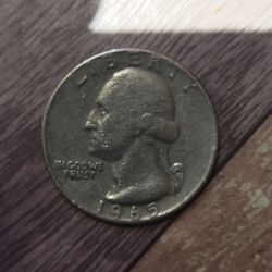 1965  Quarter No Mint Mark