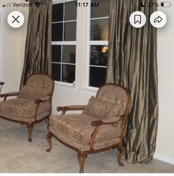 Two chairs For Sale $100.00 Each Or Best Offer. Must Sell! This Weekend.