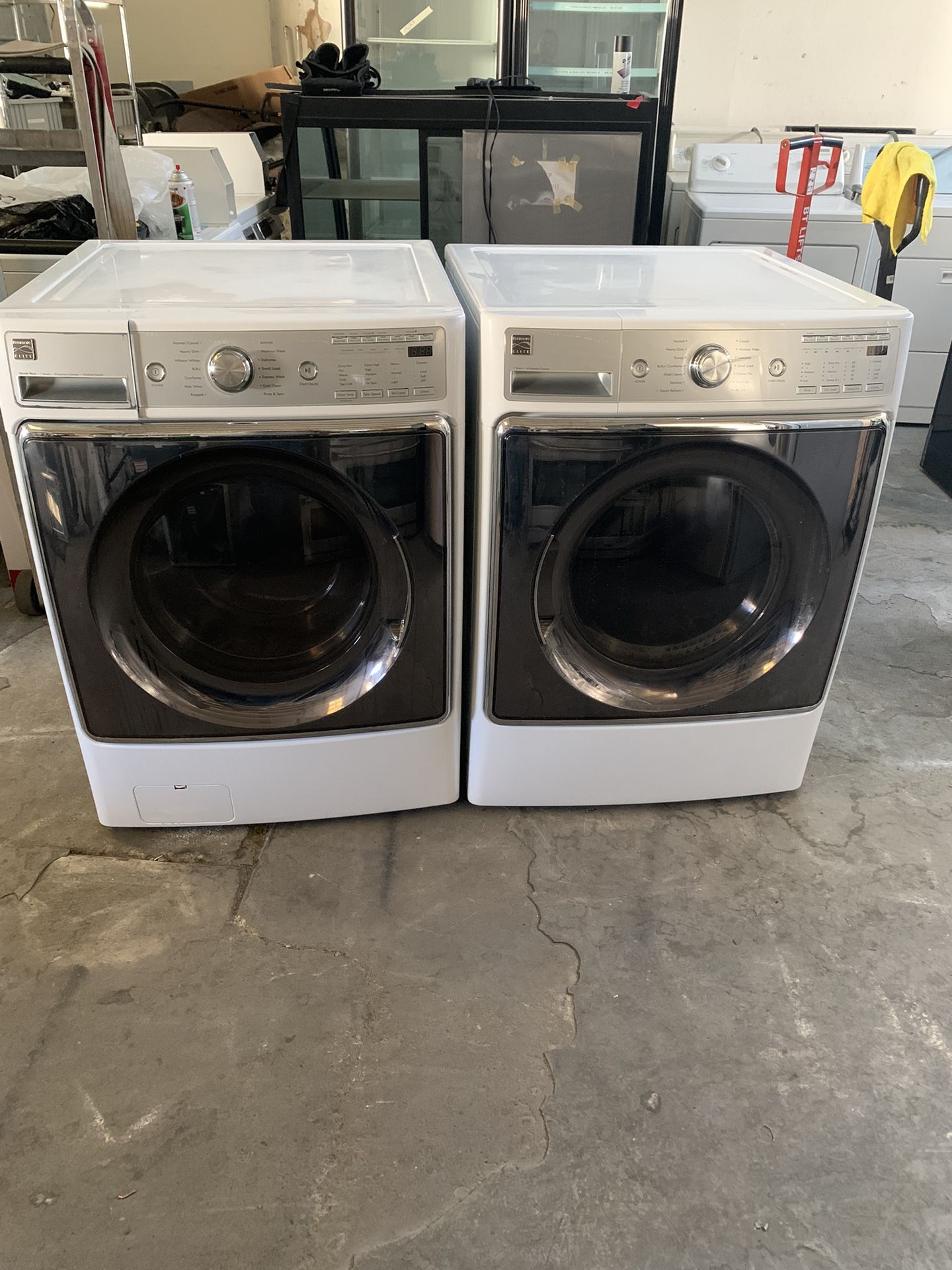 Washer And Dryer Gas Kenmore Good Condition Big Drum 90 Days Warranty Lavadora Y Secadora Gas Kenmore Buenas Condiciones Tambor Grande 90 Días De Gara