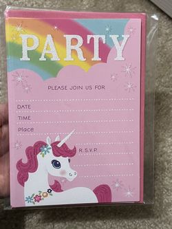 Girls Birthday Party Invitations