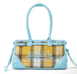 Von Dutch  Lane Shoulder Bag- Plaid