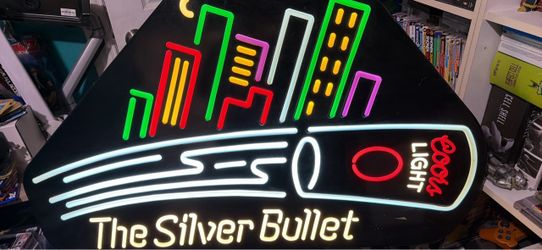 Vintage Coors Light Silver Bullet