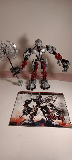 Lego bionicle 8733 axonn titan building toy