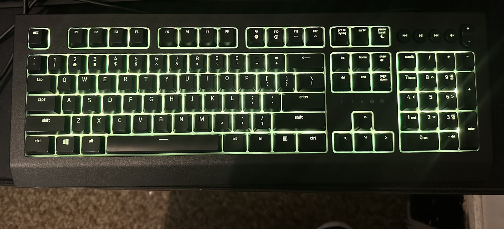 Razor Full Size Gaming Keyboard 