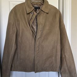 Mens Kenneth Cole Leather Jacket