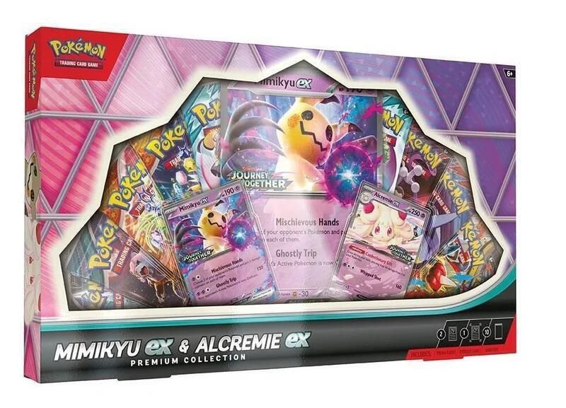 (3) Mimikyu Ex & Alcremie Ex Premium Collection Box