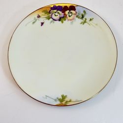 Vintage Hand Painted China Plate, from Everett Studio