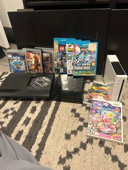 PS3 + Wii+ WiiU CONSOLES AND GAMES