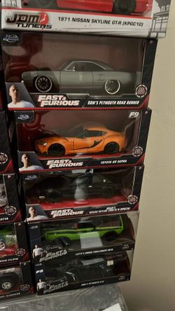 Jada Fast And Furious 1/24 Cars