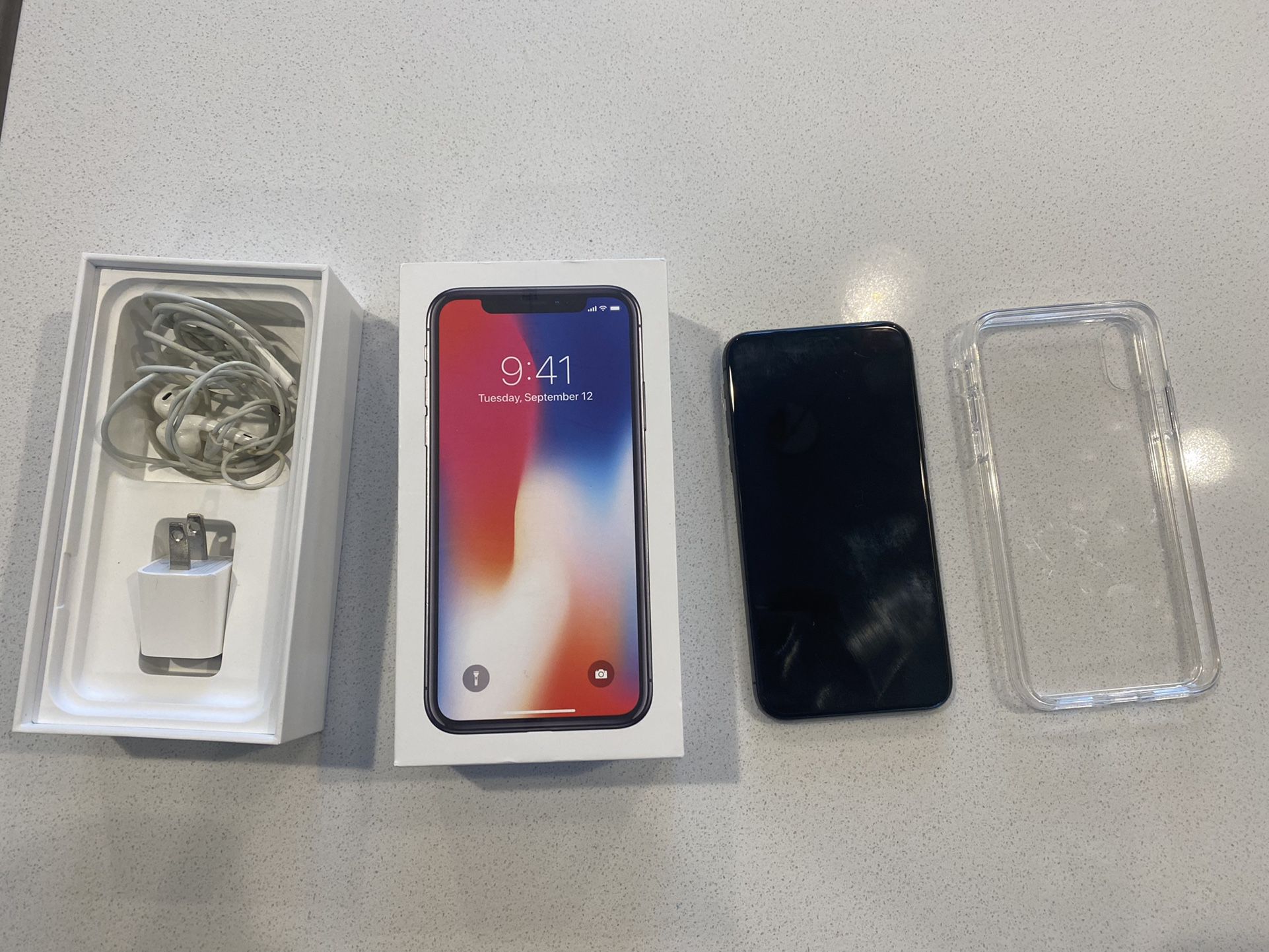 iPhone X , Space Gray 256gb