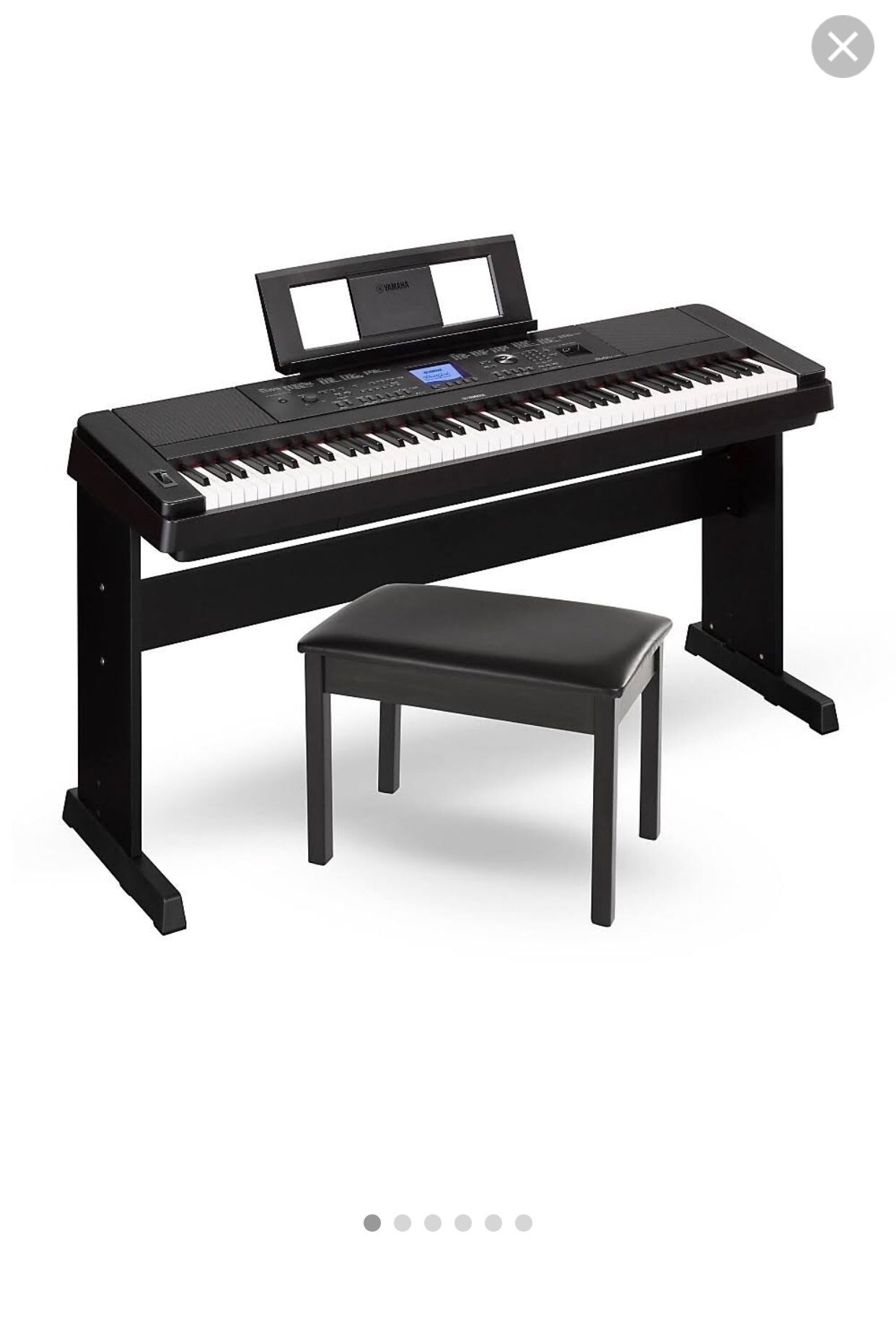 Used Yamaha DGX660 Portable Keyboard Guitar Center