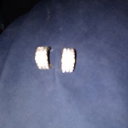 Gold And Diamond Ear Rings