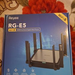 Reyee RG5-E5 Wifi 6 AX3200 Duel Band Mesh Router Nuevo En Caja Avierta