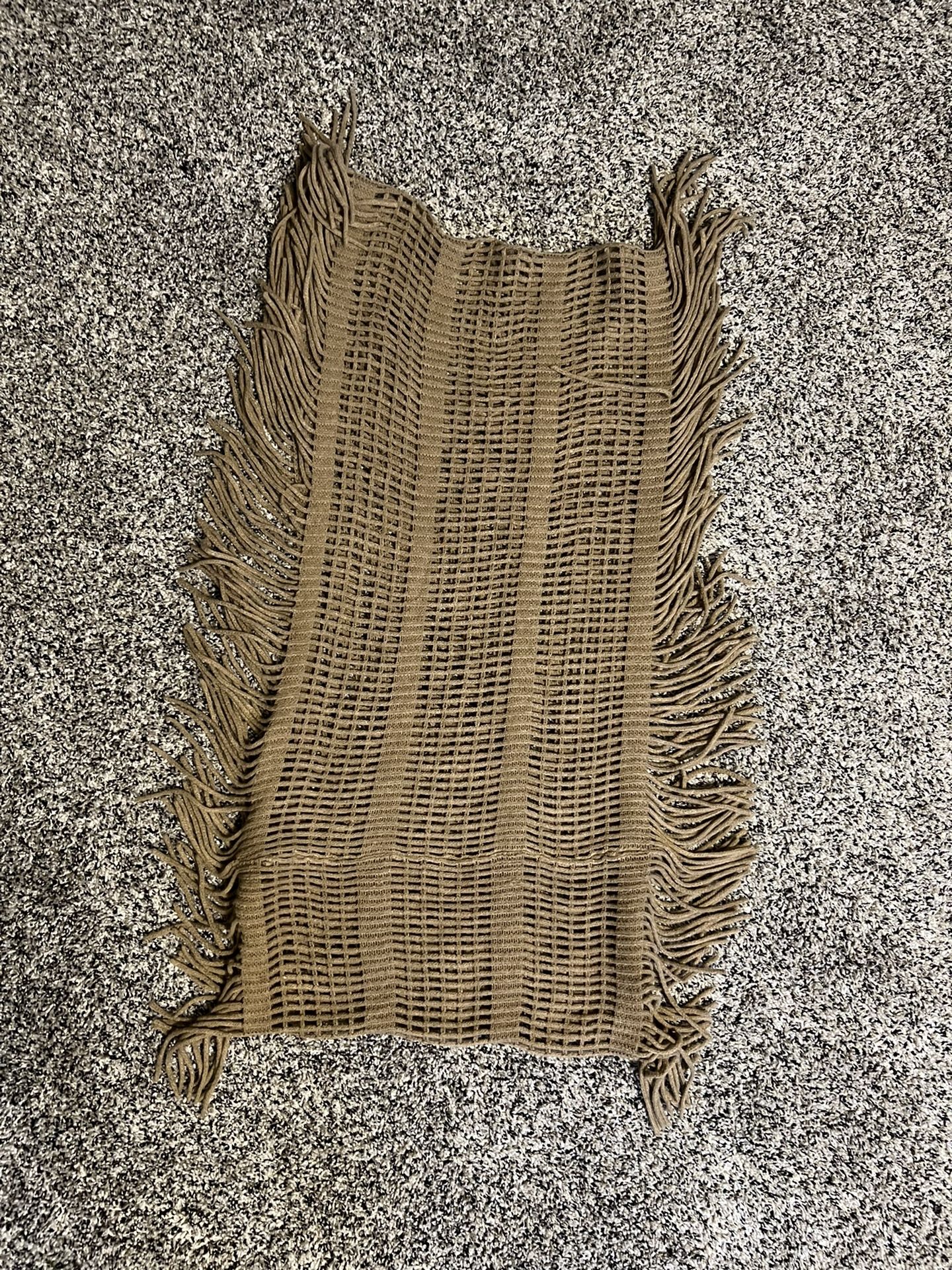 Fringed Infinity Scarf